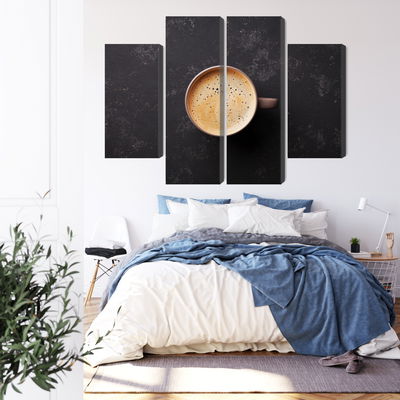 Ljuddämpande tavla - A cup of fresh coffee