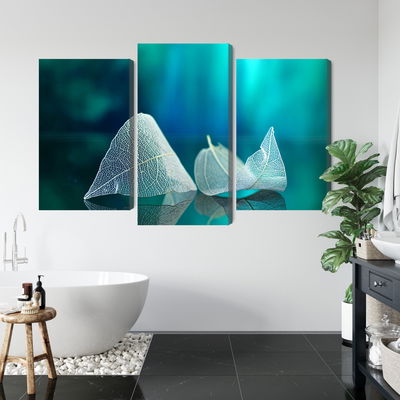 Ljuddämpande tavla - Delicate leaves close up