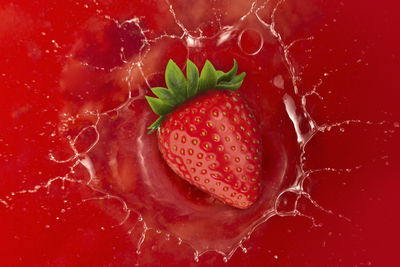 Ljuddämpande tavla - Juicy strawberry