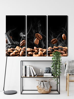 Ljuddämpande tavla - Hot coffee beans