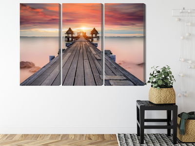 Ljuddämpande tavla - Hazy sea