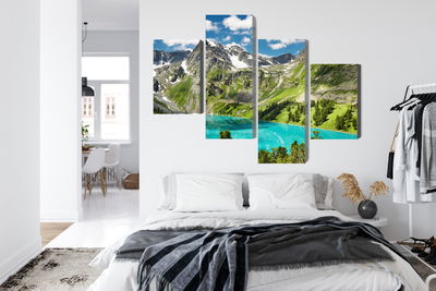 Ljuddämpande tavla - Crystalline lake