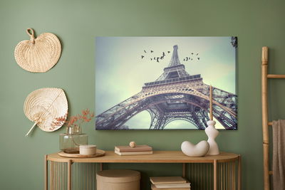 Ljuddämpande tavla - Bottom view of the eiffel