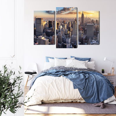 Ljuddämpande tavla - 3d panorama of New York city