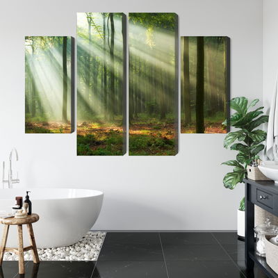 Ljuddämpande tavla - Forest landscape