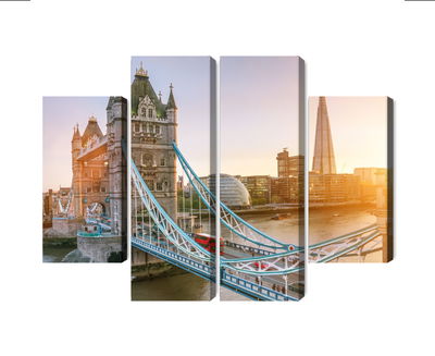 Ljuddämpande tavla - Tower bridge at sunrise