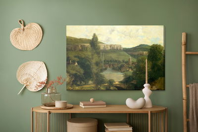 Ljuddämpande tavla - Gustave courbet "ornans