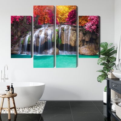 Ljuddämpande tavla - A waterfall in the deep