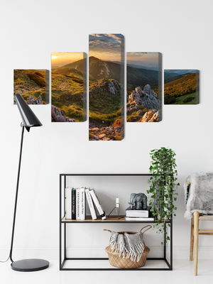 Ljuddämpande tavla - Bread mountain peak