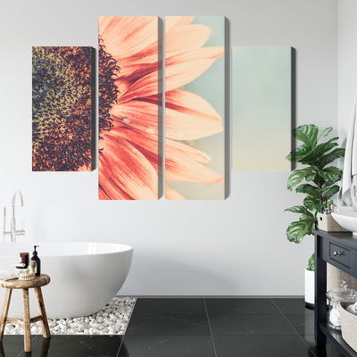 Ljuddämpande tavla - Blooming sunflower