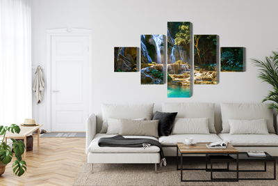 Ljuddämpande tavla - Kuang si waterfall