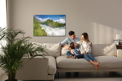 Ljuddämpande tavla - Rheinfall waterfall