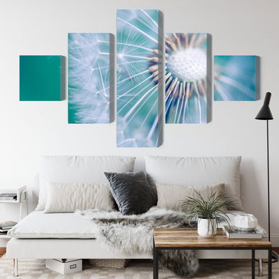 Ljuddämpande tavla - Dandelion on a macro scale