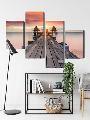 Ljuddämpande tavla - Hazy sea