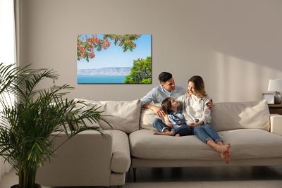 Ljuddämpande tavla - Landscape with the sea