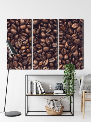 Ljuddämpande tavla - Roasted coffee beans