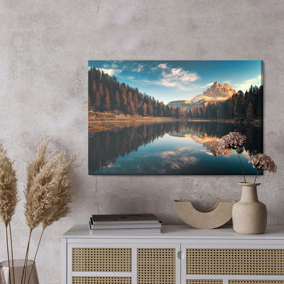 Ljuddämpande tavla - Lake Antorno, Italy
