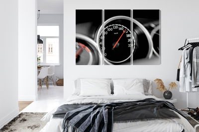 Ljuddämpande tavla - Car speedometer