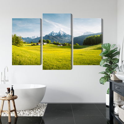 Ljuddämpande tavla - Mountain landscape