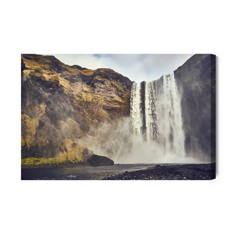 Ljuddämpande tavla - Skogafoss waterfall