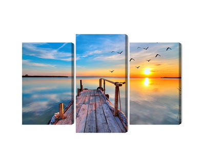 Ljuddämpande tavla - West by the lake