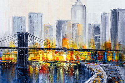 Ljuddämpande tavla - The New York panorama