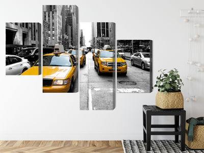 Ljuddämpande tavla - Taxis in New York