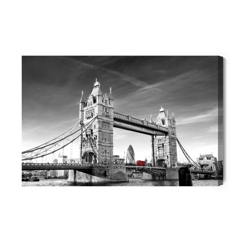 Ljuddämpande tavla - View of the tower bridge