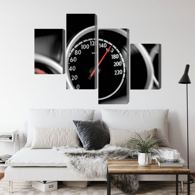 Ljuddämpande tavla - Car speedometer