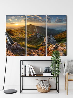 Ljuddämpande tavla - Bread mountain peak