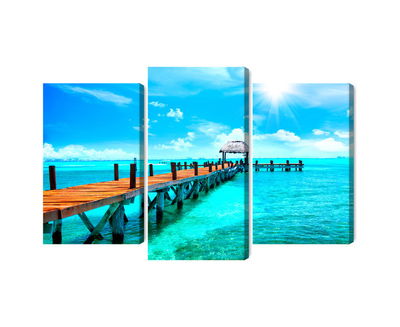 Ljuddämpande tavla - Sunny landscape