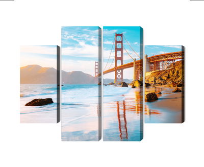 Ljuddämpande tavla - The Golden Gate bridge