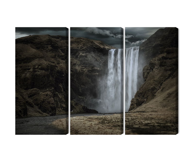 Ljuddämpande tavla - The majestic skogafoss