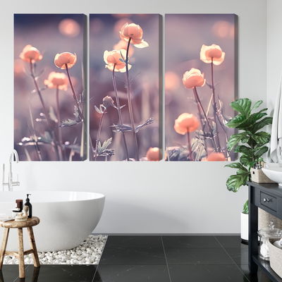 Ljuddämpande tavla - Spring 3d flowers