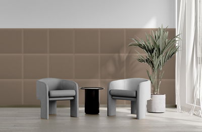 Firkantet lydabsorber - fløjl