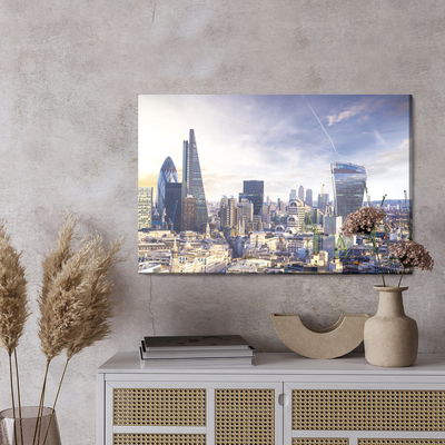 Ljuddämpande tavla - A modern London neighborhood