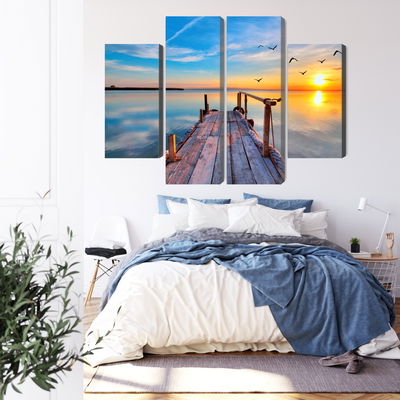 Ljuddämpande tavla - West by the lake