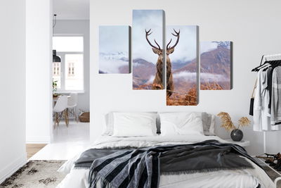 Ljuddämpande tavla - A deer on a background