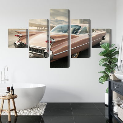 Ljuddämpande tavla - Vintage style car