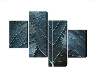 Ljuddämpande tavla - Leaves with a macro