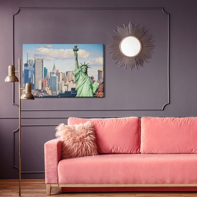 Ljuddämpande tavla - The statue of liberty in new