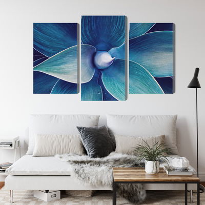 Ljuddämpande tavla - Top view of the plant