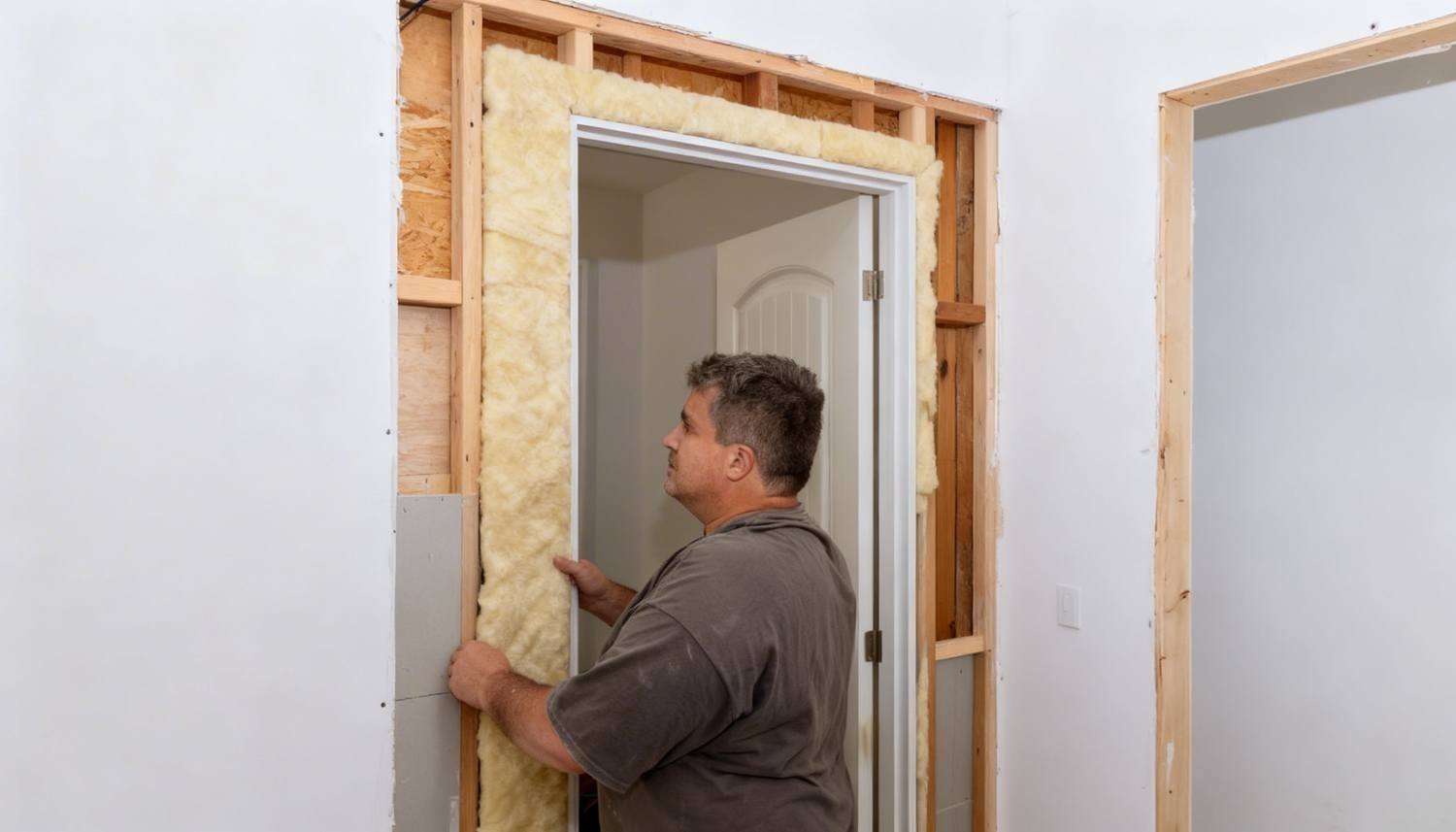 Kunskapsportal om ljudisolering av dörrar och fönster i restaurang som minskar ljudläckage mellan rum.