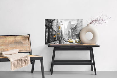 Ljuddämpande tavla - View on a painterd New York