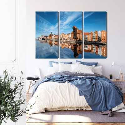 Ljuddämpande tavla - Panorama of gdansk