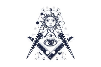 Ljuddämpande tavla - All seeing eye