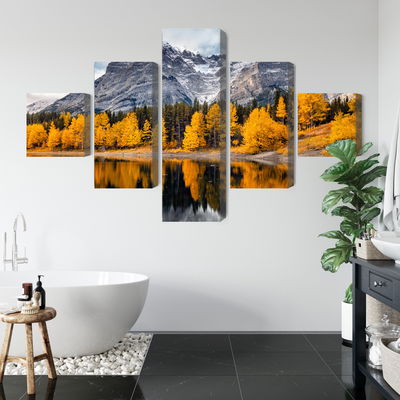 Ljuddämpande tavla - Banff national park in Canada