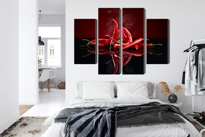 Ljuddämpande tavla - Red chili peppers