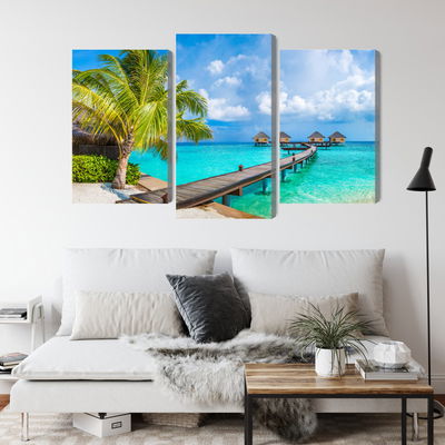 Ljuddämpande tavla - Floating houses