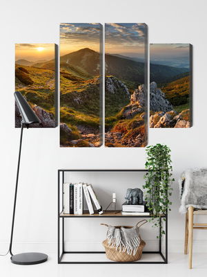 Ljuddämpande tavla - Bread mountain peak